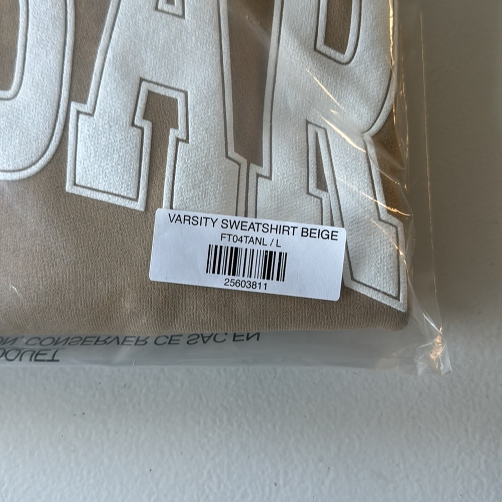 The Bar Beige Crew Neck Sweater - Picture 4 of 5